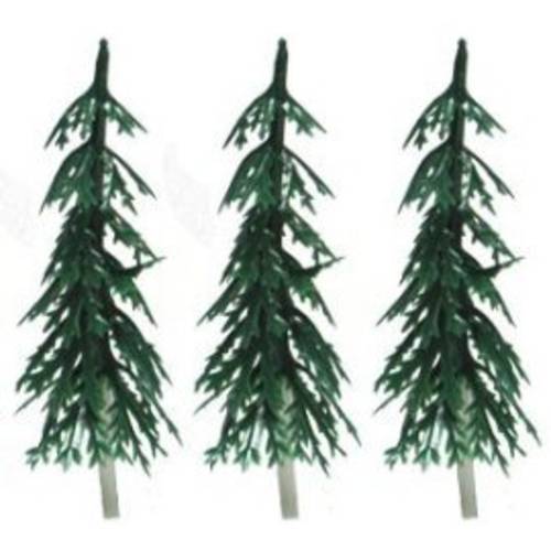 6 Layer Evergreen Pine Tree Picks - 24 ct