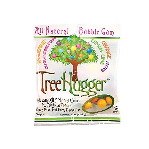 Tree Hugger Bubble Gum, Citrus Berry, Natural Flavors, No Artificial Colors, 2 Ounce (Pack of 12)