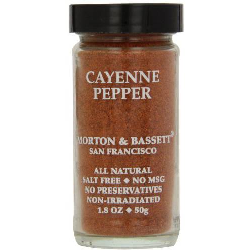 Morton & Basset Spices, Cayenne Pepper, 1.8 Ounce (Pack of 3)