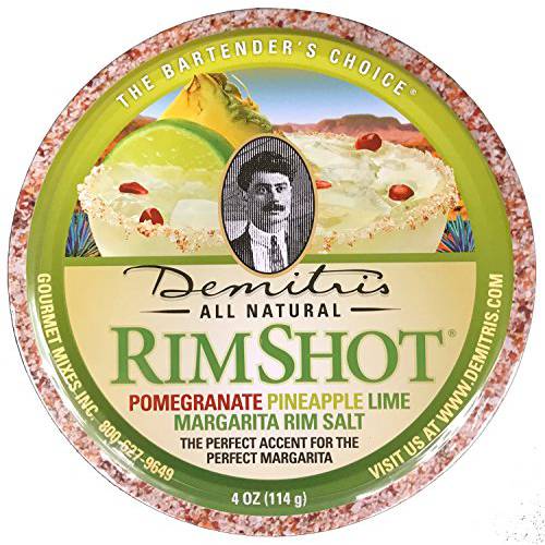 Demitri’s RimShot, Margarita Rim Salt, 4 Ounce Tin