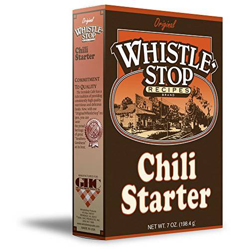Original WhistleStop Cafe Recipes | Chili Starter Mix | 5-oz (1 Box)
