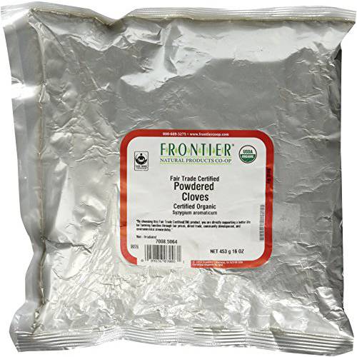 Frontier Herb Bulk Cloves Organic Powder Ground, 1 Pound