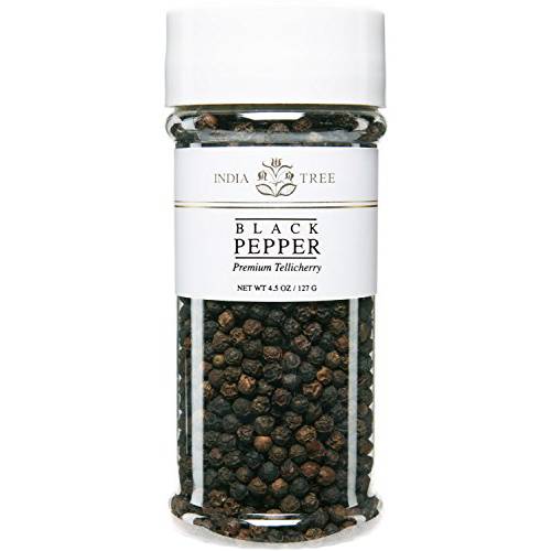 India Tree Pepper, Tellicherry, 4.5 oz (Pack of 3)
