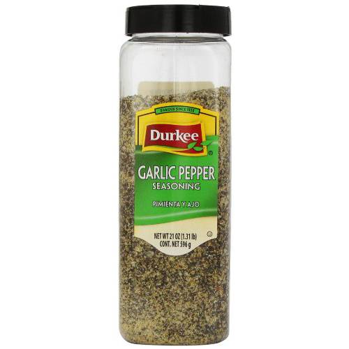 Durkee Garlic Pepper Seasoning, 21 Ounce Container