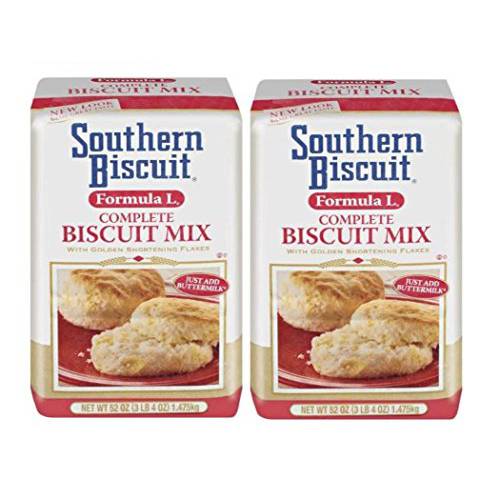 Southern Biscuit Formula L Complete W/golden Shortening Flakes Biscuit Mix, 2-52 Oz. Pkgs