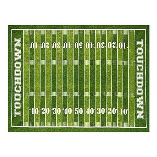 Football Field Edible Icing Image Cake Topper for 1/4 sheet cake