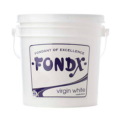 FONDX Fondant, Vanilla Flavor, White, 10 lb