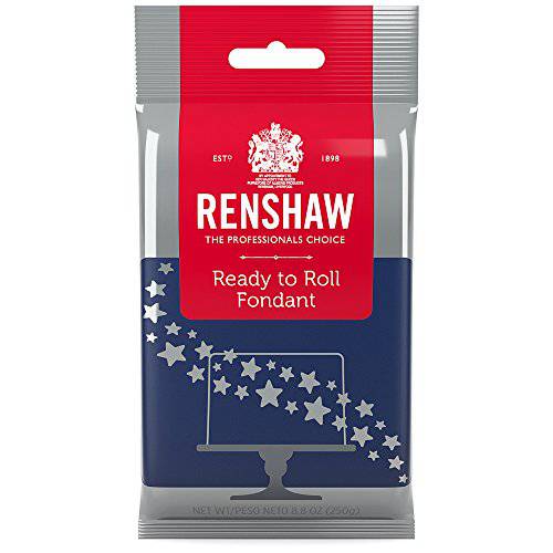 Ready to Roll Fondant Icing Blue 8.8 Ounces by Renshaw,47105