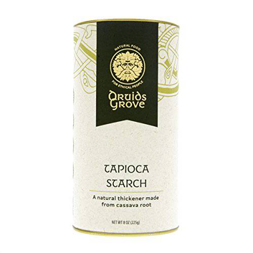 Druids Grove Tapioca Starch/Flour ☮ Vegan ⊘ Non-GMO ❤ Gluten-Free ✡ OU Kosher Certified - 8 oz.