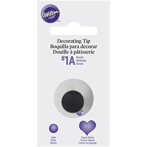 Wilton Decorating Tip-1A Round Carded, Package May Vary