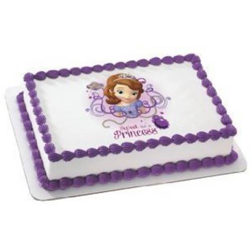 Sofia The First Edible Icing Image Cake Cupcake and Cookie Topper (1/4 Sheet)