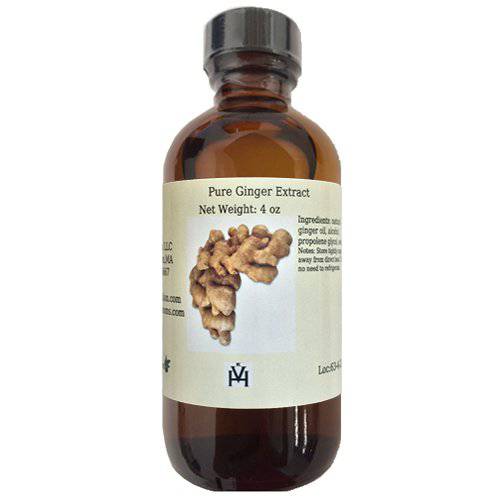 OliveNation Pure Ginger Extract - 4 ounces - Rich, vibrant taste - New flavor dimension to cookies and cakes - baking-extracts-and-flavorings