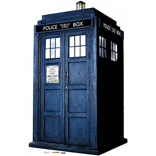 1/4 Sheet ~ Doctor Who Tardis Solo Birthday ~ Edible Cake Image Topper