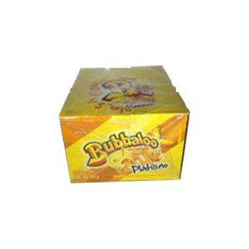Bubbaloo Platano Banana Mexican Gum 1 Pack of 50pcs