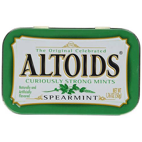 Altoids Curiously Strong Mints - Spearmint 1.76 oz (Pack of 6)