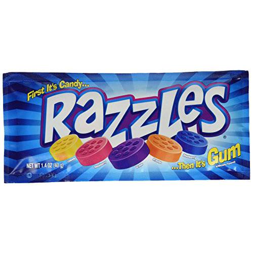 Original Razzles Gum Candies 24 pk.