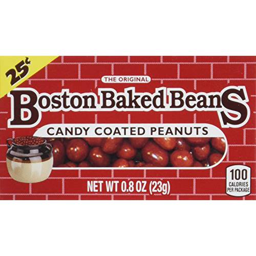 Boston Baked Beans Candy Coated Peanuts 0.8 Ounce (Pack of 24)