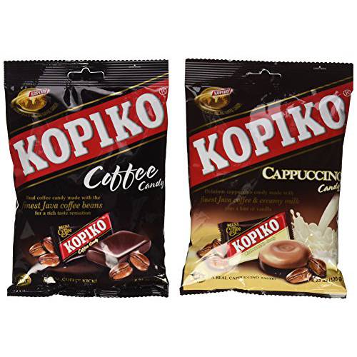 Kopiko Candy Variety Pack (Coffee and Cappuccino), 4.23 Ounce (Pack of 2)