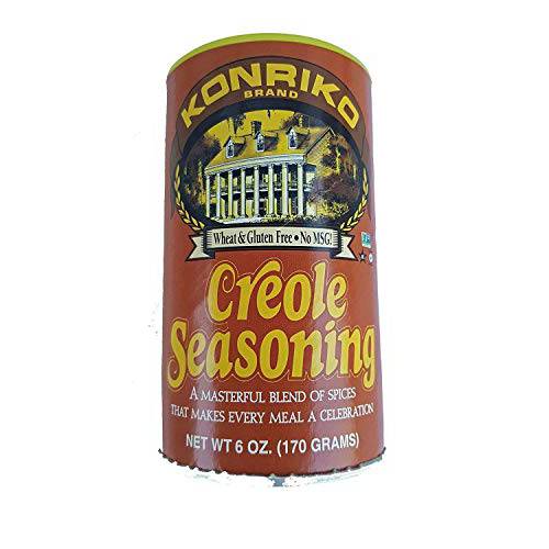 Konriko - Creole Seasoning 6 oz - Wheat Free - Gluten Free - No MSG