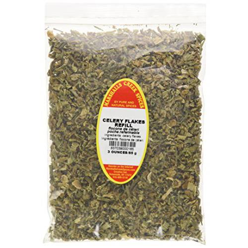 CELERY FLAKES REFILL - FRESHLY PACKED IN FOOD GRADE HEAT SEALED POUCHES