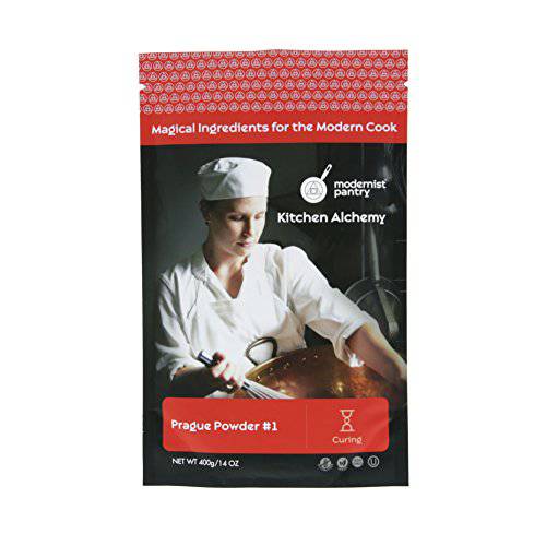Pure Prague Powder 1 [aka Insta Cure 1, DQ Pink Curing Salt, Sel Rose] ⊘ Non-GMO ❤ Gluten-Free ✡ OU Kosher Certified - 400g/14oz