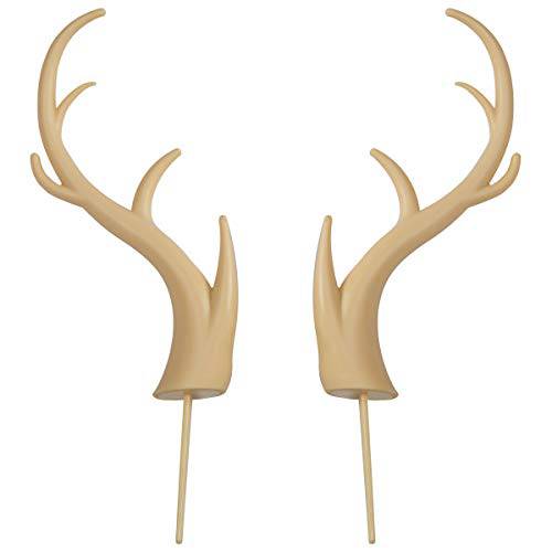 DecoSet® ANTLERS CREATIONS Cake Topper for Birthdays and Parties, DecoPac Cake Decorating 2-Pc Decorations Set