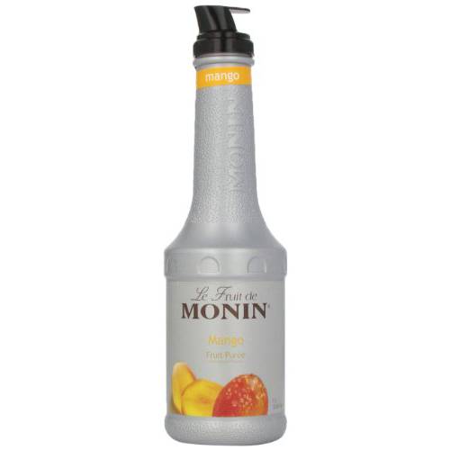 Monin - Mango Purée, Tropical and Sweet Mango Flavor, Natural Flavors, Great for Teas, Lemonades, Smoothies, and Cocktails, Non-GMO, Vegan, Gluten-Free (1 Liter)