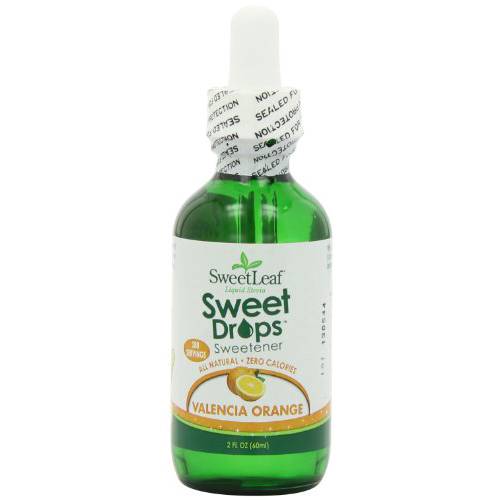 SweetLeaf Sweet Drops Liquid Stevia Sweetener, Valencia Orange, 2 Ounce (Pack of 2)