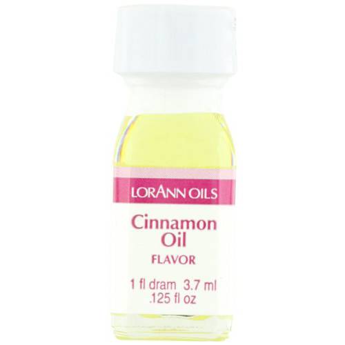 LorAnn Cinnamon Oil SS Flavor, 1 dram bottle (.0125 fl oz - 3.7ml) 12 pack