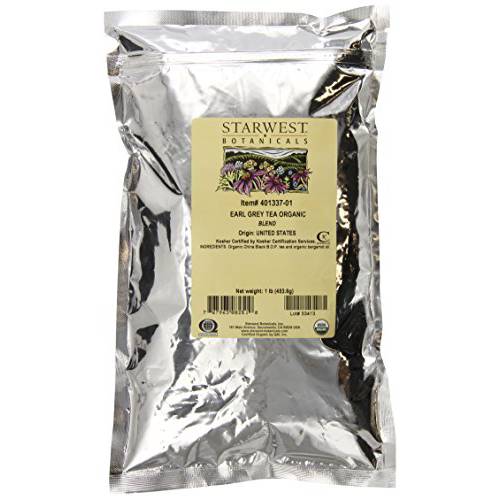 Starwest Botanicals Organic Earl Grey Tea, 1-pound Bag