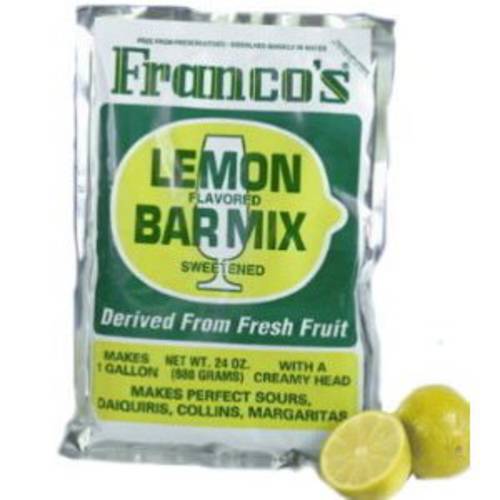 Cocktail Mix Franco’s Lemon Bar Mix 12-6 Oz. Pouches Per Case