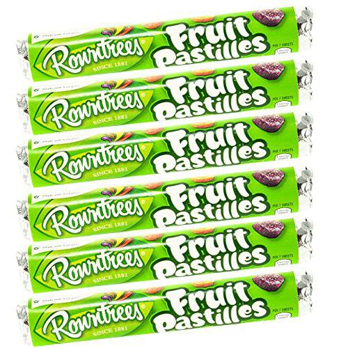 Rowntrees Fruit Pastilles Single 50g - Pack of 6