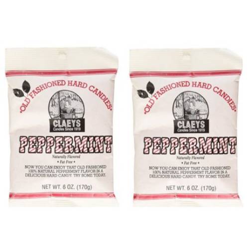 Claey’s, Old Fashioned Hard Candy Peppermint, 6 Ounce Bag
