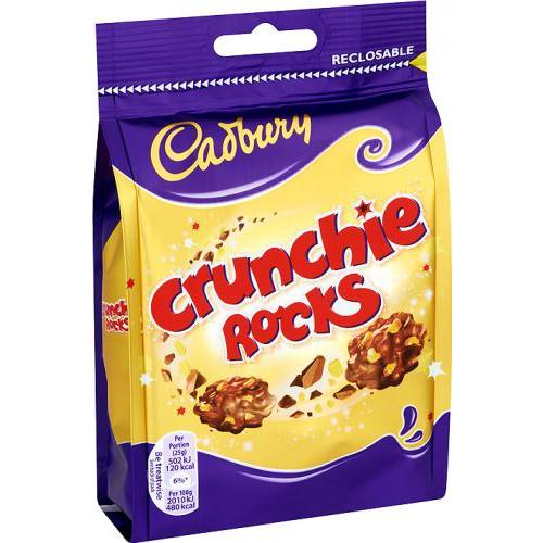 Cadbury Crunchie Rocks Bag, 110 g
