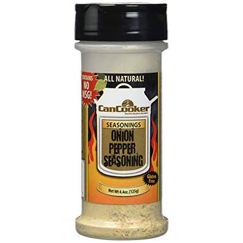 CanCooker CS-003 Robust Blend of Onion and Pepper for Use Before and/or After Cooking Seasoning, Round, Multi