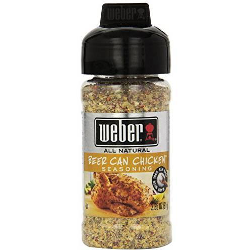 Weber Seasoning, Beer Can Chicken, 2.85 Ounce Jar (3 Pack)