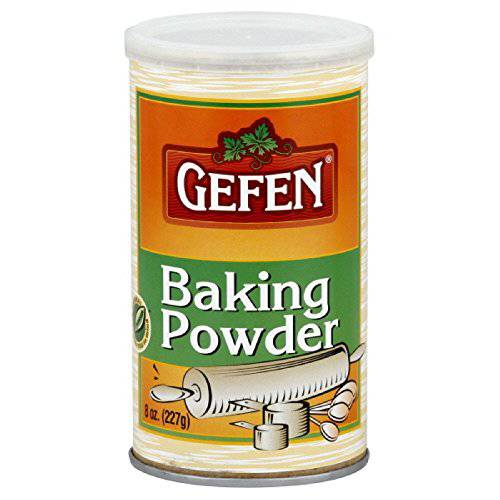 Gefen Baking Powder, 8oz Resealable Container, Gluten Free, Aluminum Free, Cornstarch Free