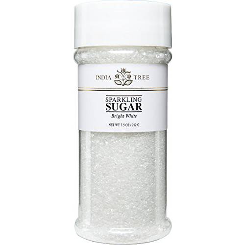 India Tree Bright White Sparkling Sugar, 7.5 oz (Pack of 3)