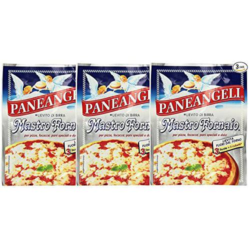 Paneangeli Mastro Fornaio Yeast For Pizza 3 Envelopes, 3 Count (Pack of 3)