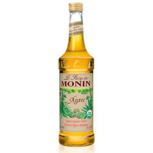 Monin - Organic Agave Syrup, Sweet and Full Flavor, Great for Any Beverage, Gluten-Free, Non-GMO (750 ml)