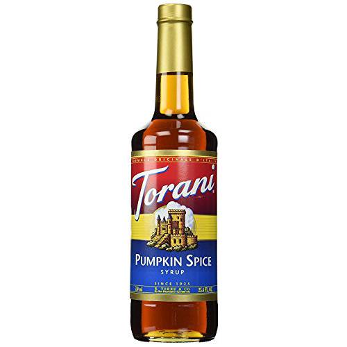 Torani 750ml Pumpkin Spice Flavoring Syrup Premium