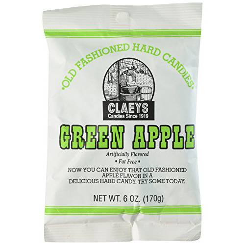 Claey’s Green Apple Hard Candy (2 Bags)