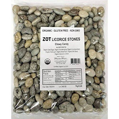 ZOT Chewy Licorice Stones In Bulk, 2.2 Pound