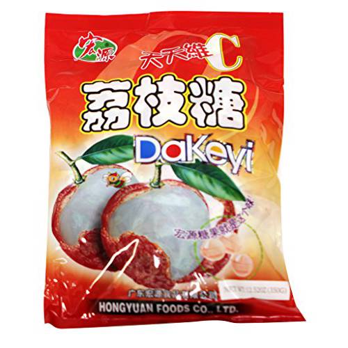 Hongyuan Dakeyi Hard Candy (Lychee Flavor) 12.52oz x 3pack