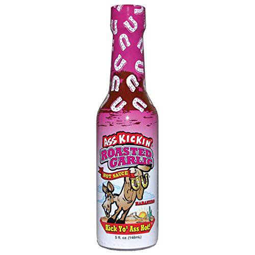 Ass Kickin’ Roasted Garlic Hot Sauce - 5 oz – Try if you dare – Perfect Gourmet Gift for the Hot Sauce Fan