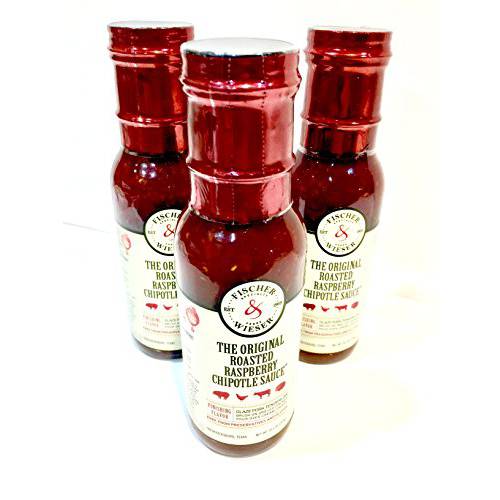 Fischer & Wieser The Original Roasted Raspberry Chipotle Sauce 10.5 Oz (Pack of 3)