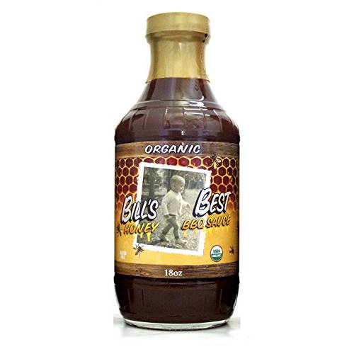 Bill’s Best Organic BBQ Sauce 18oz (Honey)
