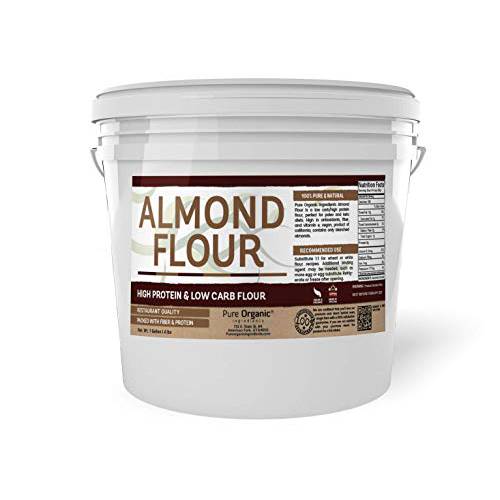 Pure Original Ingredients Almond Flour (1 Gallon), Non-GMO, Gluten-Free