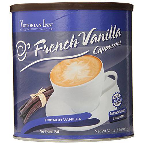 Victorian Inn Instant Cappuccino, French Vanilla, 32 Ounce