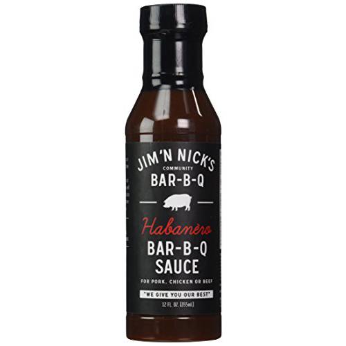 Jim N Nicks World Famous Southern Recipe Bar-B-Q Sauce - A Southern Original (Habanero)